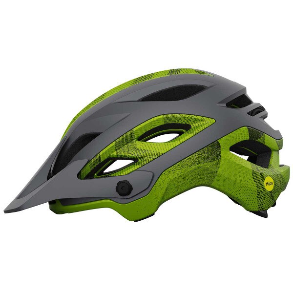 Giro Merit Spherical Helmet in Matte Metallic Black Ano Lime